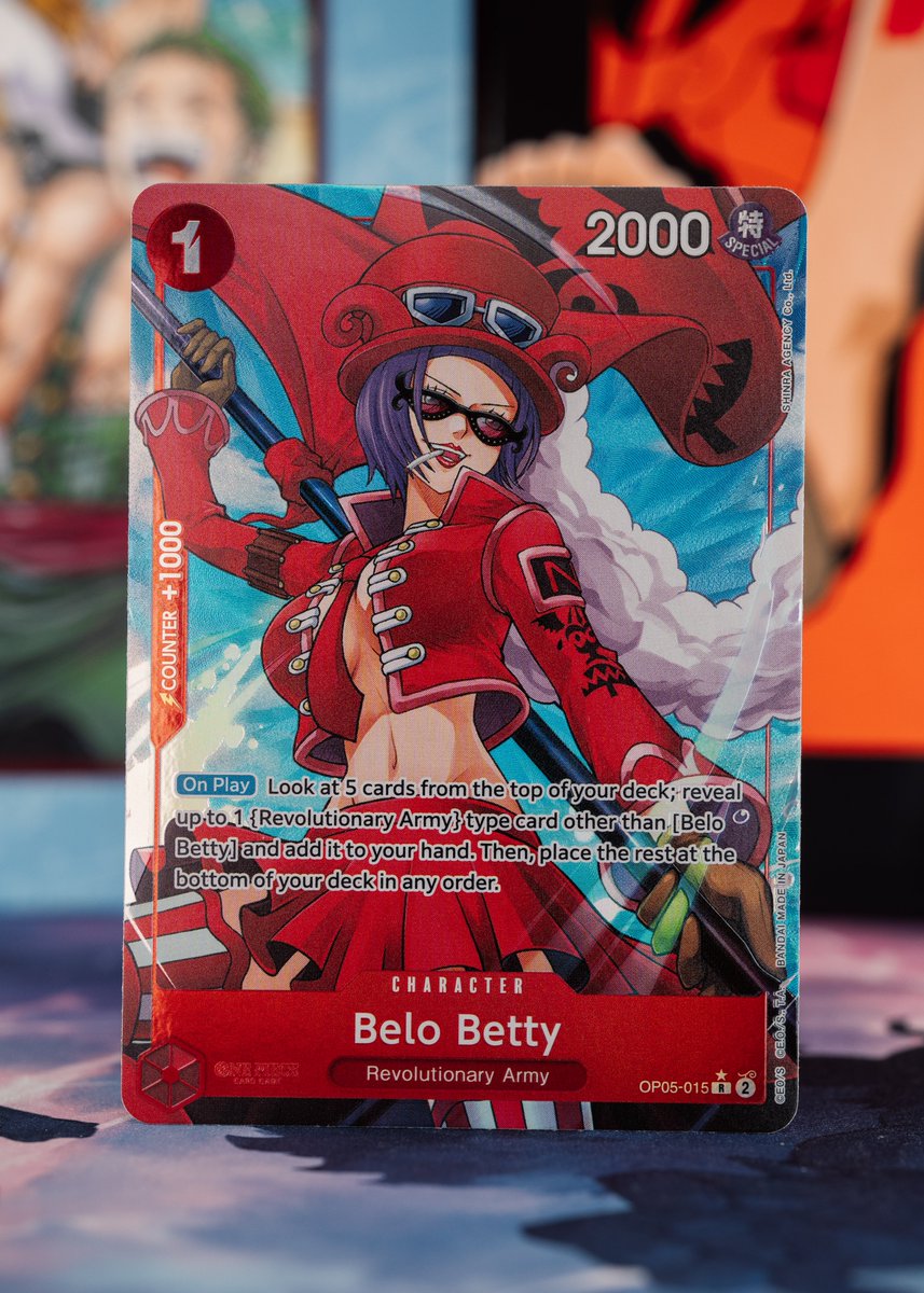 belo betty one piece card game Belo Betty (OP05-015) Alternate Art JP