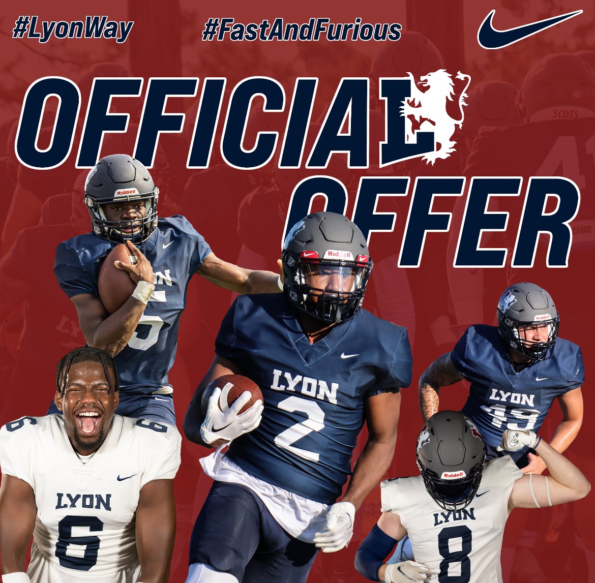 Héden (@hedensingleton6) on Twitter photo After a great conversation with <a href="/LyonHBC/">Chris Douglas 🏈</a> I’m blessed to receive an offer from Lyon College 🤍💙 After a great conversation with <a href="/LyonHBC/">Chris Douglas 🏈</a> I’m blessed to receive an offer from Lyon College 🤍💙
