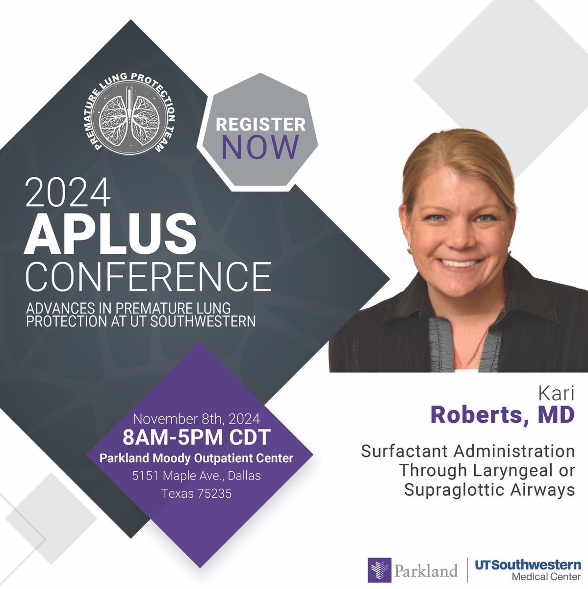 Venkat Kakkilaya (@vkakkilaya) on Twitter photo APLUS conference, Nov 8, 2024 at Dallas, TX
Learn all about SALSA from the expert! 
Dr. Kari Roberts, MD
Please Register: cme.utsouthwestern.edu/rp2411a
#neotwitter <a href="/AAPneonatal/">AAP Neonatal</a> <a href="/KapadiaNeo/">Vishal Kapadia</a> <a href="/natetexsun/">Nathan Sundgren, PhD, MD</a> <a href="/Dr_KSGautham/">Dr. K. S. Gautham</a> APLUS conference, Nov 8, 2024 at Dallas, TX
Learn all about SALSA from the expert! 
Dr. Kari Roberts, MD
Please Register: cme.utsouthwestern.edu/rp2411a
#neotwitter <a href="/AAPneonatal/">AAP Neonatal</a> <a href="/KapadiaNeo/">Vishal Kapadia</a> <a href="/natetexsun/">Nathan Sundgren, PhD, MD</a> <a href="/Dr_KSGautham/">Dr. K. S. Gautham</a>