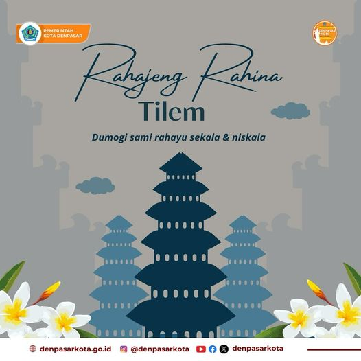 DenpasarKota's tweet photo. Rahajeng Rahina Tilem Xemetown Warga Kota
Dumogi rahayu sareng sami
#denpasarkota #tilem https://t.co/DsQVAqFw0V