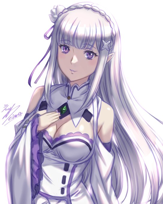 #リゼロアニメ3期カウントダウン
エミリア 