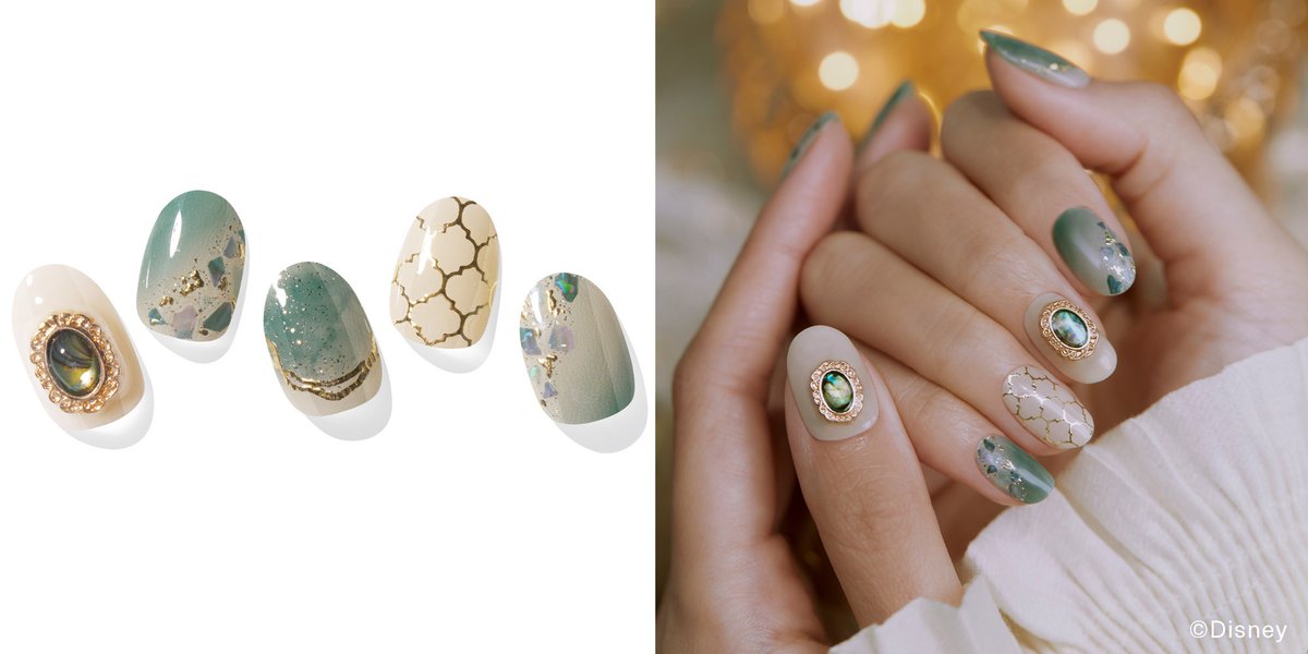 Ohora ディズニー　ラプンツェル　ジャスミン　オーロラ姫　アリス セルフジェルネイルブランド「ohora」の新シリーズ「Disney collection