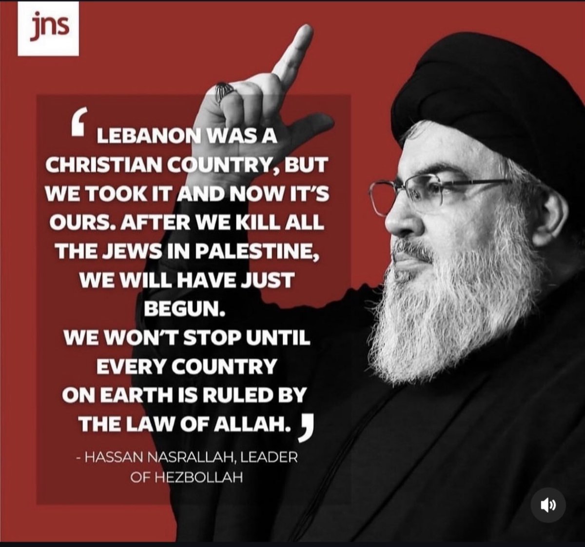 femmeazadi's tweet photo. Si vous aviez encore des doutes sur l’idéologie de la république islamique criminelle en Iran qui a créé le Hezbollah … la voici résumée en une phrase de Nasrallah 

Voici ce qu’on appelle l’impérialisme et le fascisme … mais nos « bien pensants » ne le dénoncent jamais … le turban et la barbe sont des totems d’immunité pour les idiots utiles