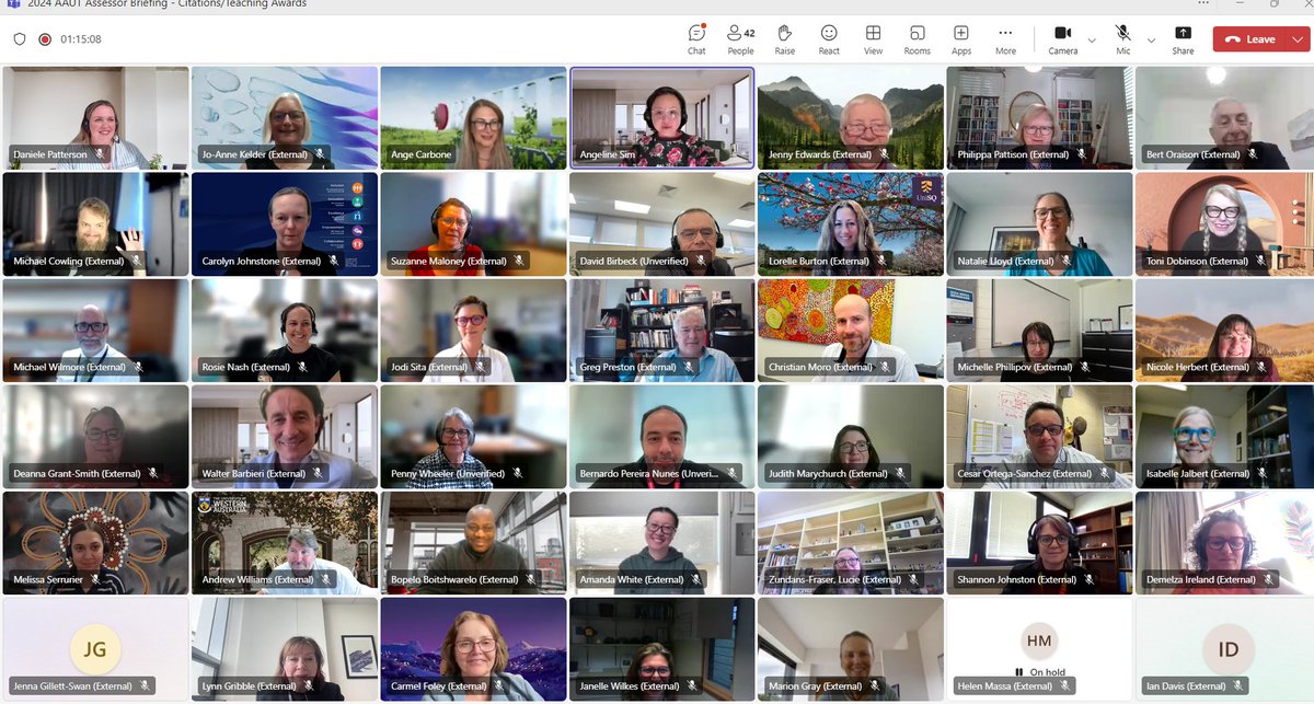 AAUTnetwork's tweet photo. It was fantastic to meet 54 new & returning assessors earlier this week at the 2024 #AAUT Assessor Briefing for Citations & Teaching Awards. A big thanks to Prof Pip Pattison, Dr @jokelder and Prof Jenny Edwards for sharing their advice as experienced assessors!💡
#HigherEd https://t.co/7aw7SG5mmZ