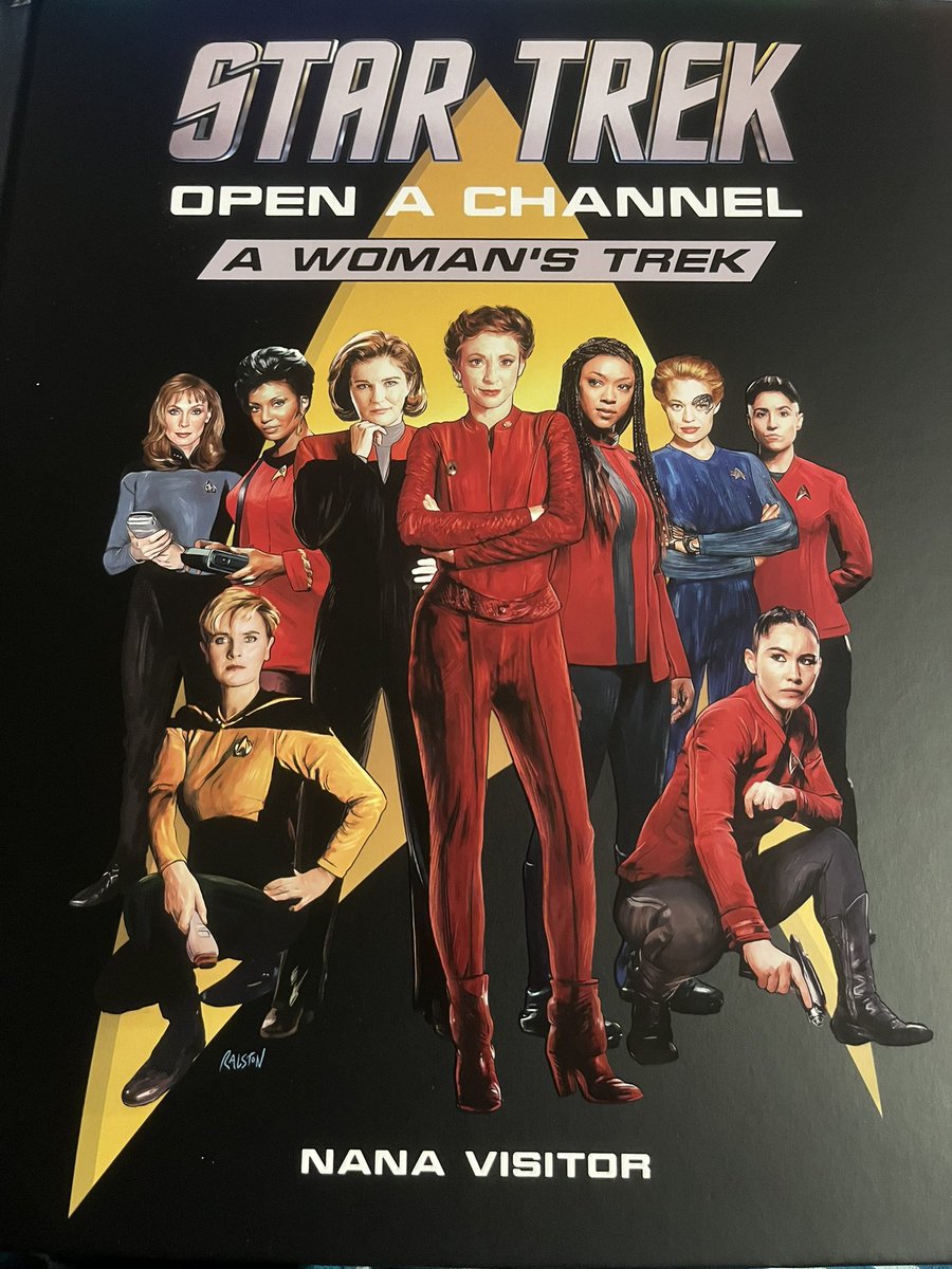 _HollyChristine's tweet photo. Got this today and it’s everything I could hope for and more. Thank you for all your work @NanaVisitor #OpenAChannel #AWomansTrek https://t.co/jX129eAtUm