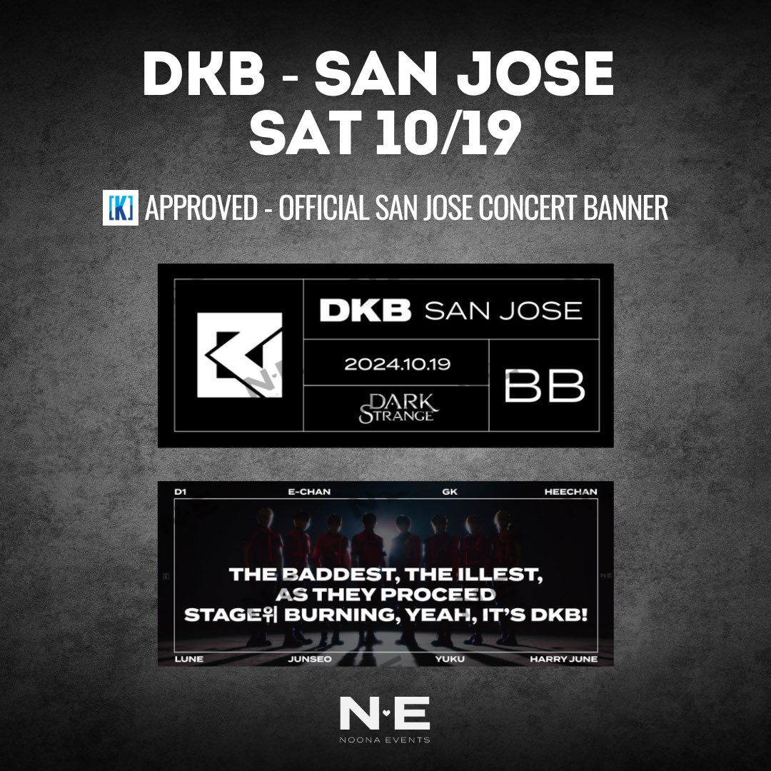 Noona Events (@noonaevents) on Twitter photo #BB attending <a href="/DKB_BRAVE/">DKB_OFFICIAL</a> โs #DarkStrangeTour in San Jose on Sat 10/19: hereโs the official stop banner weโll be holding up at the end of the show with the guys!
Donations are appreciated if youโd like to contribute to this banner project feel free to DM us! #BB attending <a href="/DKB_BRAVE/">DKB_OFFICIAL</a> โs #DarkStrangeTour in San Jose on Sat 10/19: hereโs the official stop banner weโll be holding up at the end of the show with the guys!
Donations are appreciated if youโd like to contribute to this banner project feel free to DM us!