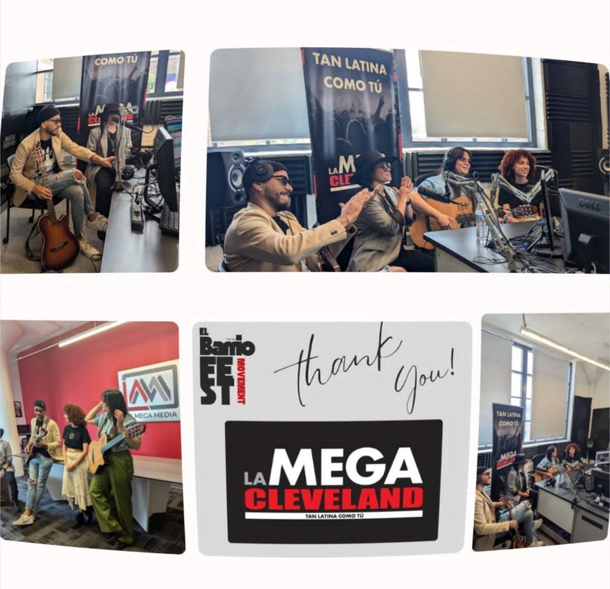 ¡Agradecidos con #LaMegaCleveland por permitirnos compartir con su audiencia nuestro movimiento, nuestra música, talleres y artistas! 

🎙️🎛️🎧: Michelle Polanco
🇵🇷 Artista: Japhet Miranda, Dalisamel, Sal y Azúcar Acústico, Kiara Colón y Ash Music

<a href="/LaMegaMedia/">La Mega Media, Inc.</a> 
#SomosElBarrio 🌍