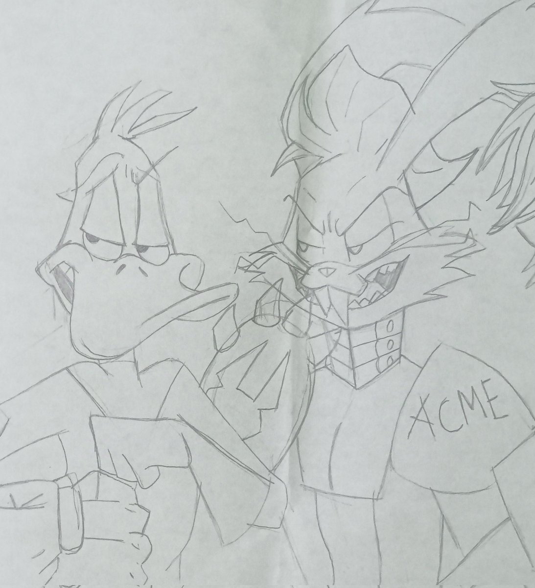 Imagina que un día Duck Dodgers continúe y nos de a Bugs Bunny como principal Villano...
Sería raro, pero interesante.
Fue difícil colorearlo 🥺
#LooneyTunes #DuckDodgers
#warnerbrothers #Space #myart #fanart #DaffyDuck #BugsBunny