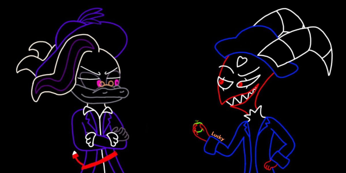 W_D_SunMoonStar's tweet photo. Dibujito #Starlitzo que hice hace un año 💞

#Starline Barbossa y #Blitzo Sparrow, en Halloween 🎃

#SonicTheHedgehog #HelluvaBoss https://t.co/m71niNd5jo