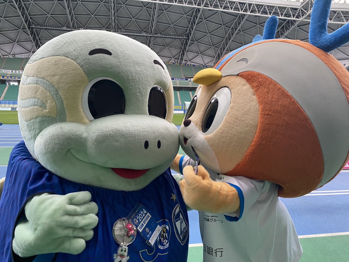 ニータン おでかけ決定！！🐢 ＼ 10/6長崎戦 ピースタへのお出かけが