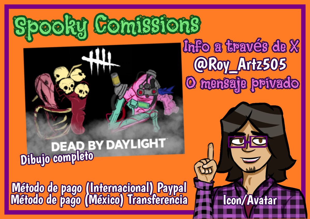 Czare_Draws's tweet photo. ¡¡Comisiones de Octubre!!
Los slots disponibles son de 5 por cada apartado (si, 5 slots de sketch, 5 de Color Base y así sucesivamente)
Gracias por leer el post, si te interesa manda dm. para más información.💜
#comissionsopen https://t.co/JGJjhMwMjo