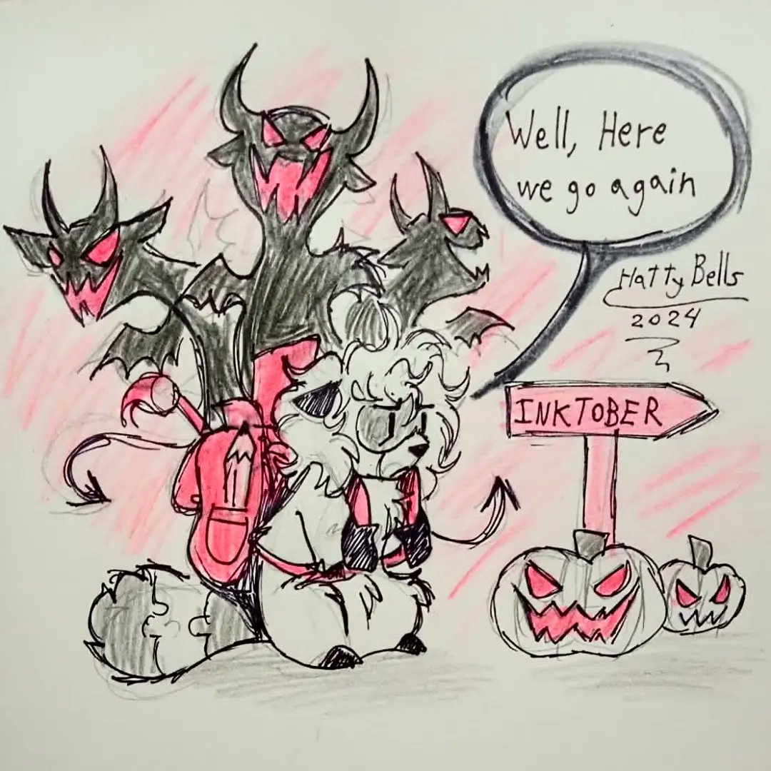 BACKPACK!

Oh, man. Inktober is here, I hope not many artists give up

This year I only plan to post sketches and doodles.

#HalloweenIsComing #drawingchallenge #doodle #sketchart #inktober2024 #handmade #October1