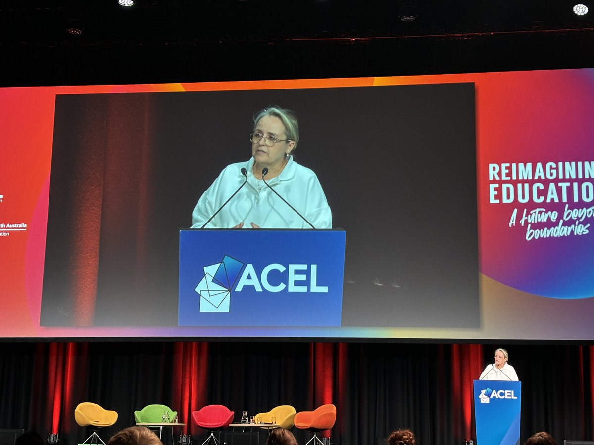 Our ‘north star’ is the manner we engage in discourse on reimagining education. Be a beacon of hope for those watching you… Role model what it means to be a wonderful human. #ACELNC24 <a href="/BrionyScott/">Dr Briony Scott</a>