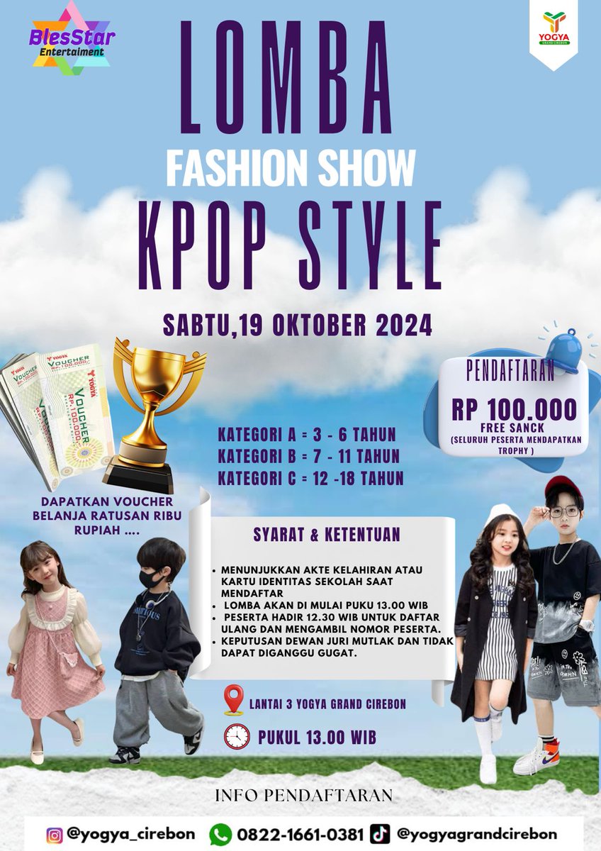 AboutCirebonID's tweet photo. Lomba Fashion Show KPOP Style 2024 #cirebonevent #cirebon https://t.co/WjjS0hiQGg https://t.co/YBcICgHPxh