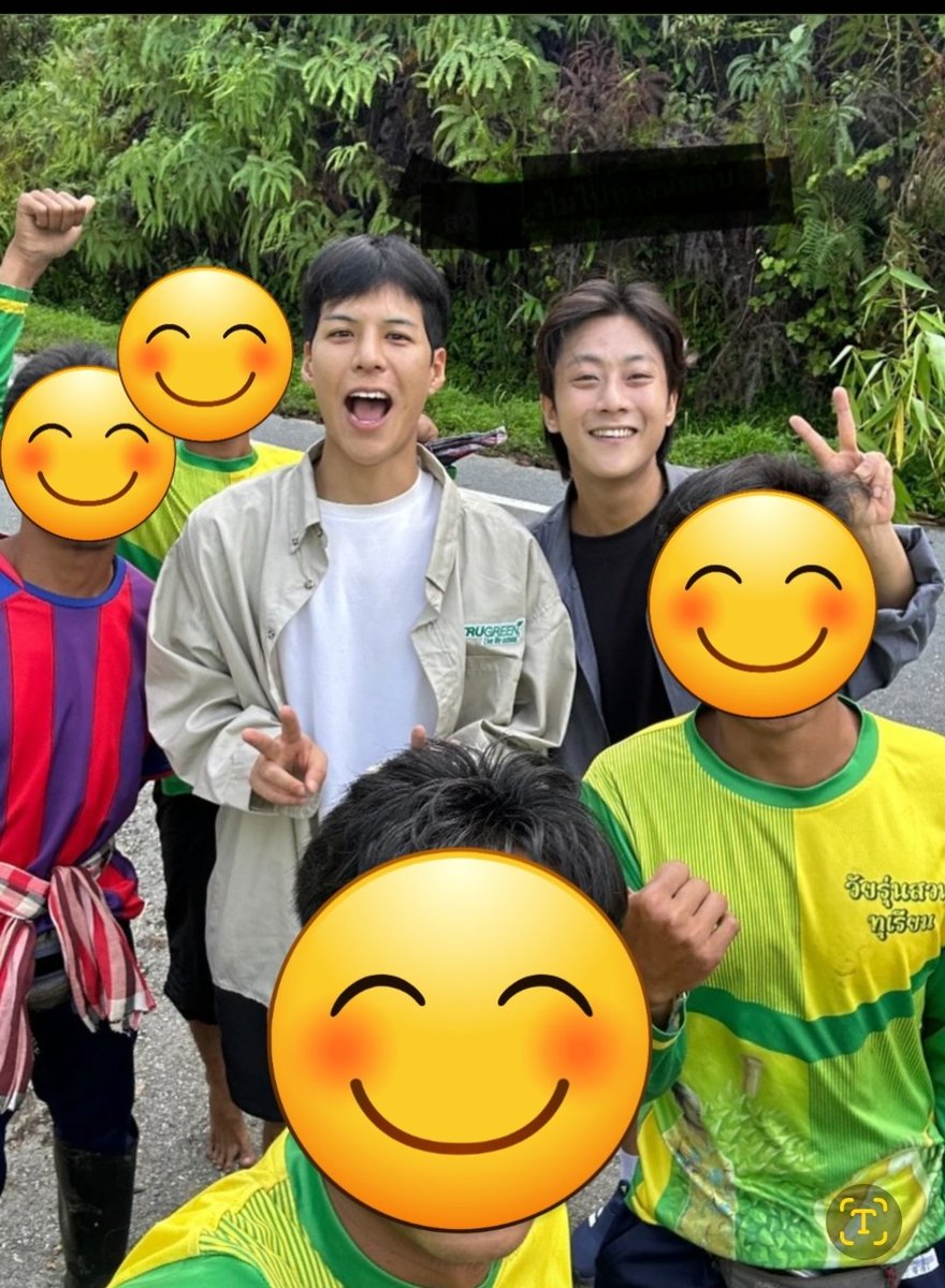 แวะถามทาง กับพี่ครับ ยิ้มกันสดใส น่ารักมาก #คัลแลนพี่จอง