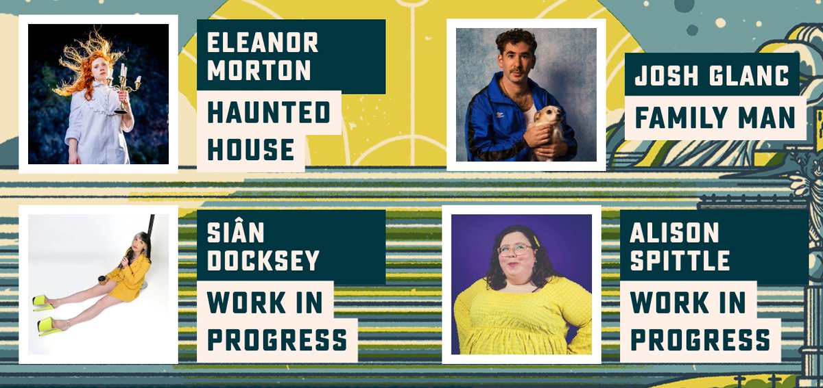 Stand Up Fanatic (@standup_fanatic) on Twitter photo My picks for this Sunday 6th Oct at Aberystwyth Comedy Festival are...
- <a href="/EleanorMorton/">Eleanor Morton ($8)</a>, stand-up / horror £8
- <a href="/JoshGlanc/">Josh Glanc</a>, character comedy, £13
- @siandocksey, work in progress, £8.50
- <a href="/AlisonSpittle/">Alison Spittle</a>, work in progress, £9.50
Tickets: abercomedyfest.co.uk <a href="/AberComedyFest/">Aberystwyth Comedy Festival</a> My picks for this Sunday 6th Oct at Aberystwyth Comedy Festival are...
- <a href="/EleanorMorton/">Eleanor Morton ($8)</a>, stand-up / horror £8
- <a href="/JoshGlanc/">Josh Glanc</a>, character comedy, £13
- @siandocksey, work in progress, £8.50
- <a href="/AlisonSpittle/">Alison Spittle</a>, work in progress, £9.50
Tickets: abercomedyfest.co.uk <a href="/AberComedyFest/">Aberystwyth Comedy Festival</a>