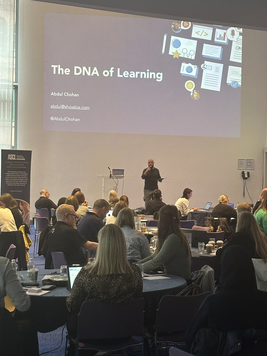 Fabulous day <a href="/ASCL_UK/">ASCL</a> presenting to Data Leaders in Manchester. Excellent venue and wonderful speaker sharing the impact and possibilities with data.