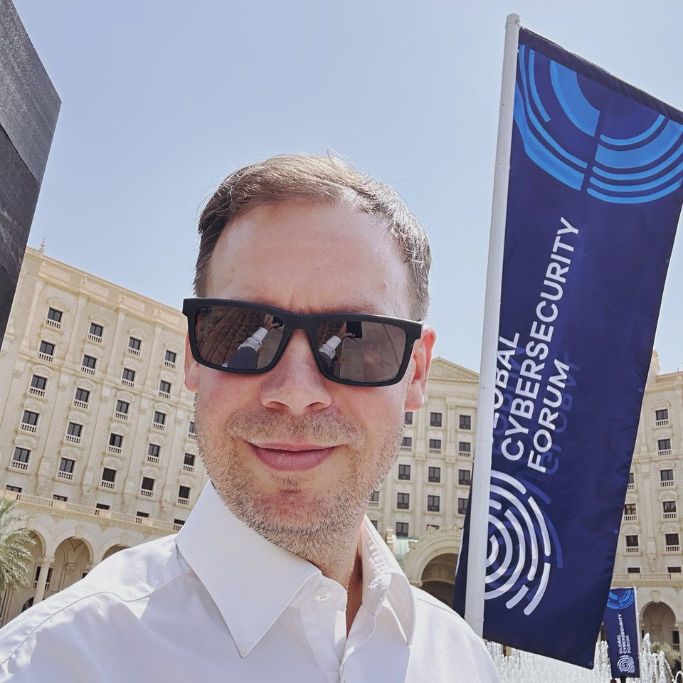 ramikorhonen's tweet photo. Just arrived to #gcfriyadh #riyadh the premier #cybersecurity event in the #ksa looking forward to interesting discussions throughout the day @oivangroup #oivan https://t.co/Q9z40dnkaQ