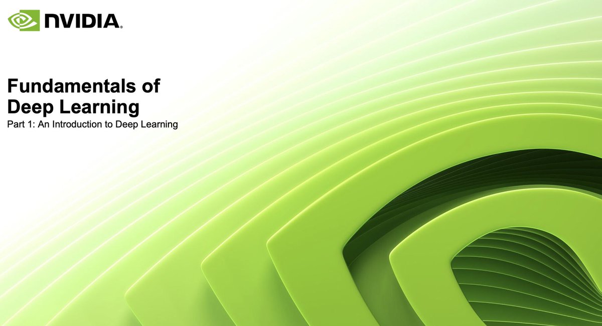Seguimos con el curso de Fundamentals of Deep Learning de <a href="/nvidia/">NVIDIA</a> impartido por <a href="/ManuelUjaldon/">Manuel Ujaldon</a> en la <a href="/UPV/">Universitat Politècnica de València</a> 

#Ciencia #Formación #CienciaUJI #IA #DeepLearning