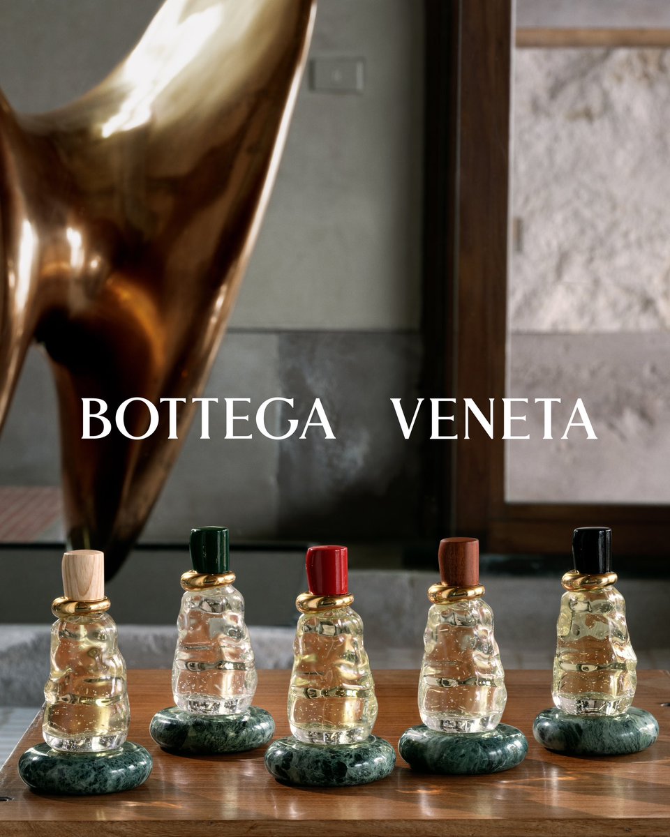StreetFashion01's tweet photo. Bottega Veneta have just Launched their First Fragrance Collection under Blazy’s Direction!! https://t.co/XedSjnjm8W
