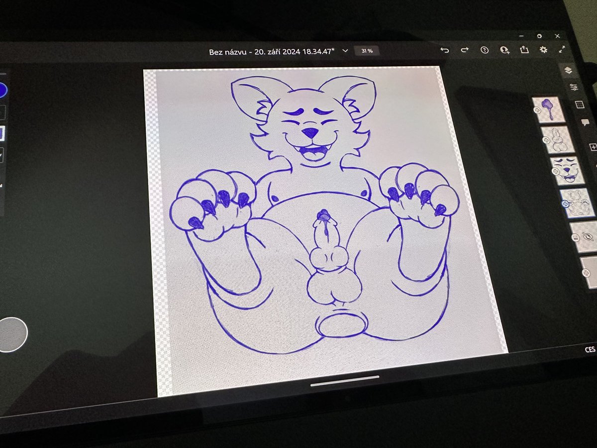 ElaborateBeast's tweet photo. Currently working on this juicy piece of artwork. Got this on my mind for quite a long time, finally got time to draw ;) https://t.co/tM7qTWYciY