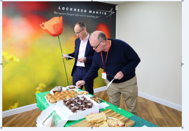 Lockheed Martin UK (@lmuknews) on Twitter photo 🍰 Cake & #CommunitySpirit! Our Bedfordshire site hosted a #BakeOff in support of <a href="/macmillancancer/">Macmillan Cancer Support</a>. Our bakers delivered showstopper bakes, while others supported generously. Big thanks <a href="/BusinessMK/">Business MK</a> & #TheCottageBakery #BakeryMasterClass for helping judge! #MacmillanCancerSupport 🍰 Cake & #CommunitySpirit! Our Bedfordshire site hosted a #BakeOff in support of <a href="/macmillancancer/">Macmillan Cancer Support</a>. Our bakers delivered showstopper bakes, while others supported generously. Big thanks <a href="/BusinessMK/">Business MK</a> & #TheCottageBakery #BakeryMasterClass for helping judge! #MacmillanCancerSupport