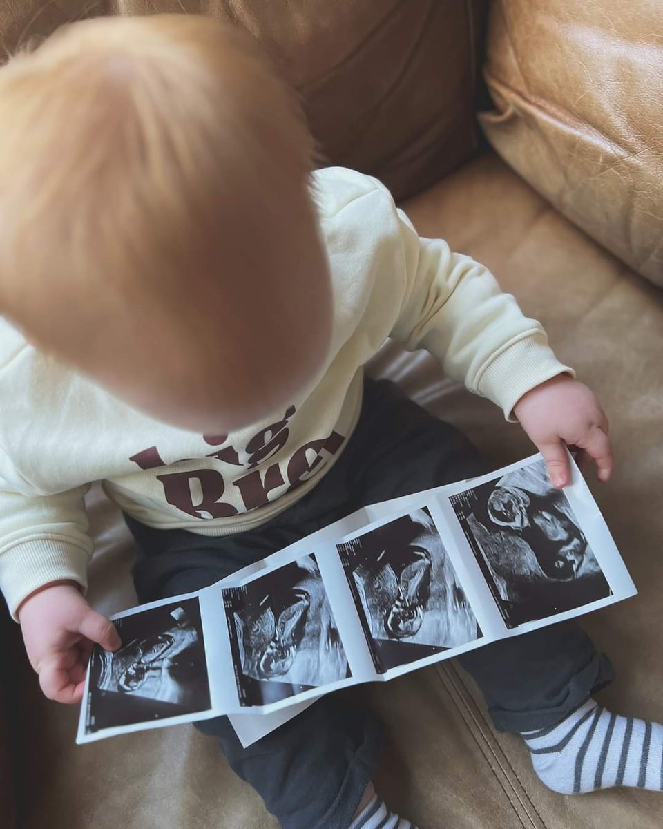 DonalHanks's tweet photo. Ben's getting a promotion to Big Brother next year. Baby number two in 2025 https://t.co/lTC5vdNaNx