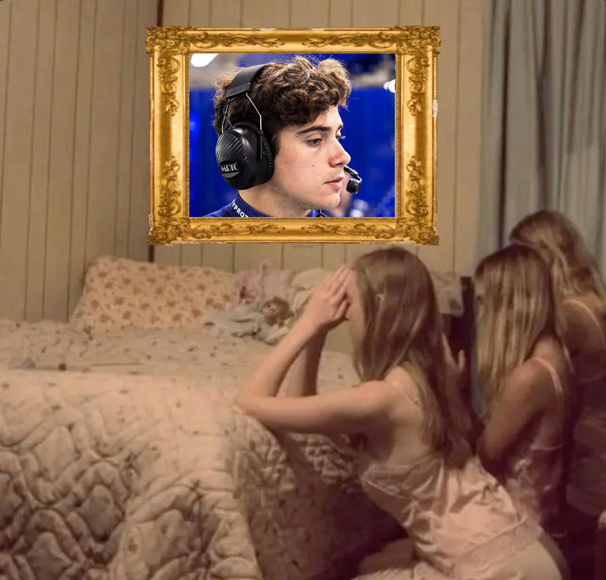 STARBOYSAINZ's tweet photo. me and the girls every night https://t.co/ug1FcG2nZ6