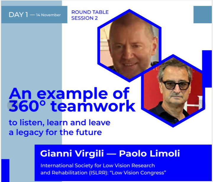 #UIA24EU #MeettheSpeaker "Low Vision Congress" - An example of 360° teamwork to listen, learn and leave a legacy for the future with Gianni Virgili and Paolo Limoli uia.org/roundtable/202…
#ItsUpToUs <a href="/OIC_Group/">OIC Group</a> <a href="/Fondazione_DF/">Fondazione Destination Florence</a>  Firenze Fiera SpA