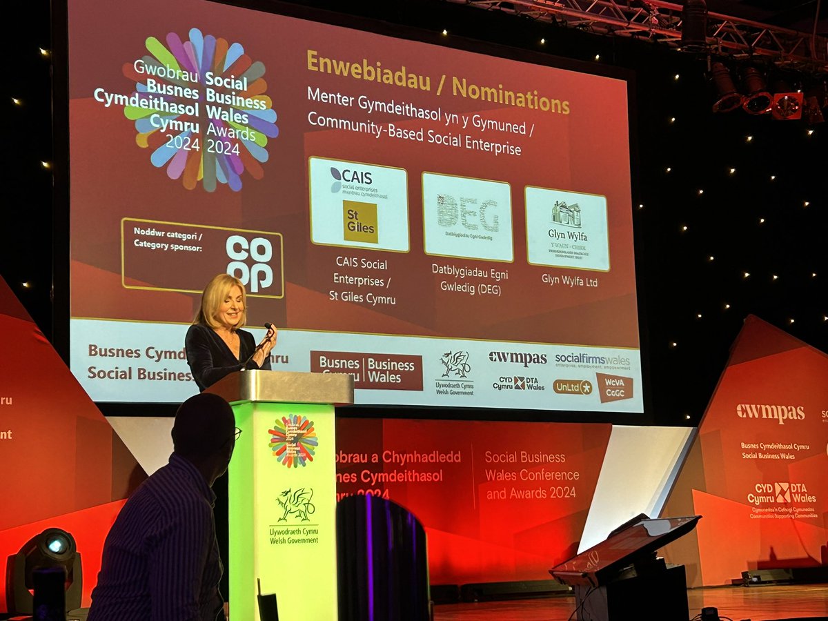Lovely morning in Llandudno for #SBWConference24 looking forward to hearing from inspiring social enterprises on inclusion, local economy &amp; social supply chains with <a href="/UnLtd/">UnLtd</a> award winners, congrats to the Award Winners and nominees from last nights Social Business Wales Awards