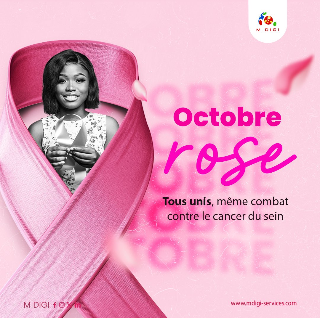 MDIGI01's tweet photo. En ce début du mois d’Octobre démarre l’ édition 2024 du mouvement Octobre Rose.🎀

Cette initiative mondiale 🌍contre le cancer du sein a pour objectif 🎯de réduire les cas de décès dûs à cette maladie en sensibilisant les plus jeunes au dépistage 🧪 https://t.co/TS12YKTPvF