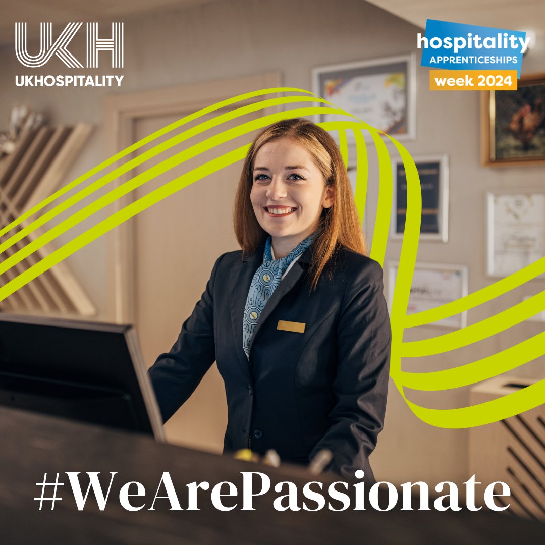 UKHofficial's tweet image. It&apos;s day three of Hospitality Apprenticeships Week 2024!

Today is all about the passion of the industry. Hospitality thrives on passion and enthusiasm.

If you love making people happy and working in dynamic environments, hospitality is for you!

#WeAreHospitality #HAW2024