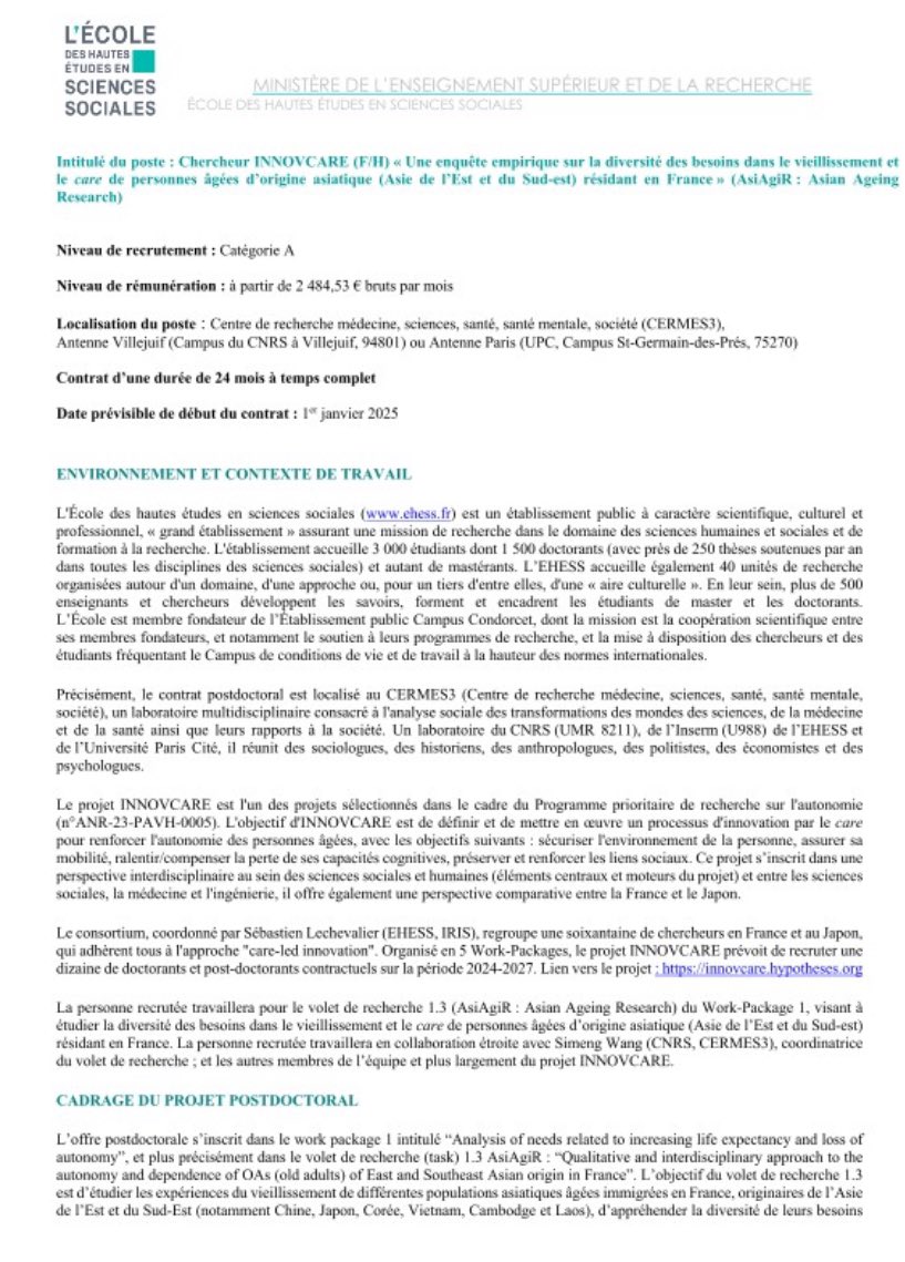 Migrations Asiatiques en France tweet media