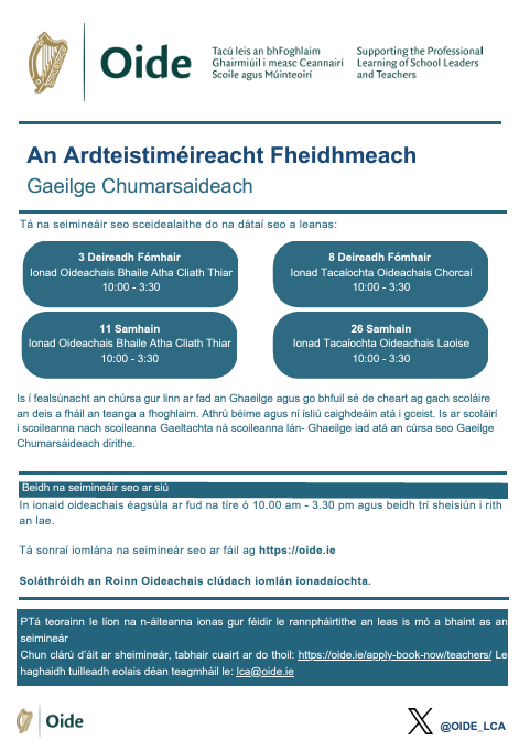 Oide Leaving Cert Applied tweet media