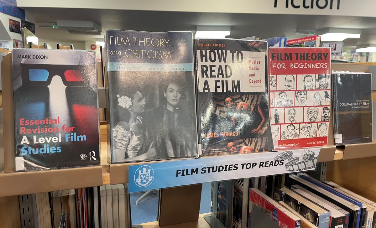 #topreads for a new A Level <a href="/THSsixthform/">Thomas Hardye Sixth Form</a> Film Studies. Not sure where to begin and keen to progress your #widerreading 
Come to the Library and check something out today. 
#greatschoollibraries 
#NonFiction
