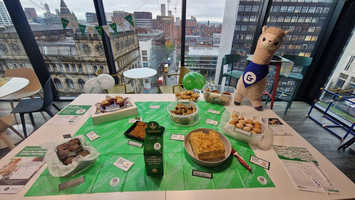GodelTech's tweet image. Delicious treats for Manchester office to eat! Earlier this week, the Manchester office took part in their annual MacMillan Coffee Morning. #PeopleBehindTech
