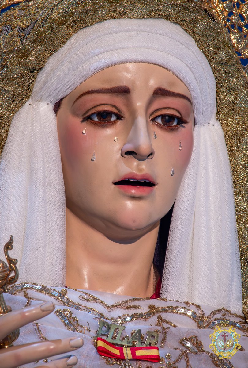 🔴⚪ 𝗡𝗼𝘁𝗶𝗰𝗶𝗮𝘀 | Nuestra Señora del Pilar en su Mayor Dolor, ya se encuentra en las andas, de cara a la Salida Evangelizadora con motivo del L Aniversario de Montequinto y de la presencia de la Comunidad Escolapia en Montequinto.