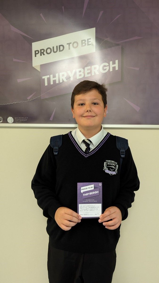 ThryberghAcad's tweet photo. 📣 Last week, we held another TA Proud Podium, celebrating some of our students fantastic achievements!

See the full list of students and gallery here 👉 https://t.co/Mm2wk74tTV https://t.co/j7r7ZqVGFV