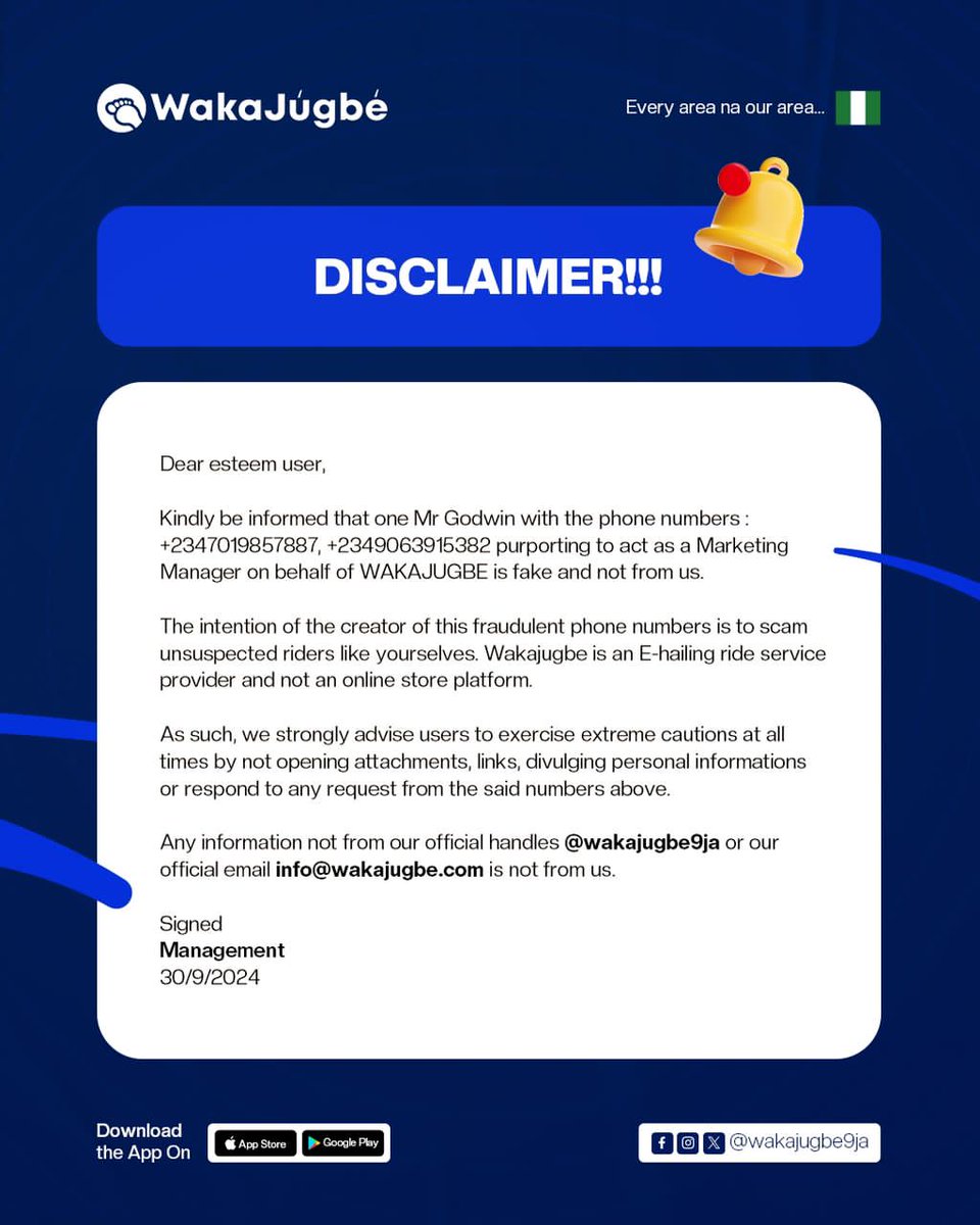 PUBLIC NOTICE 🔊🔊