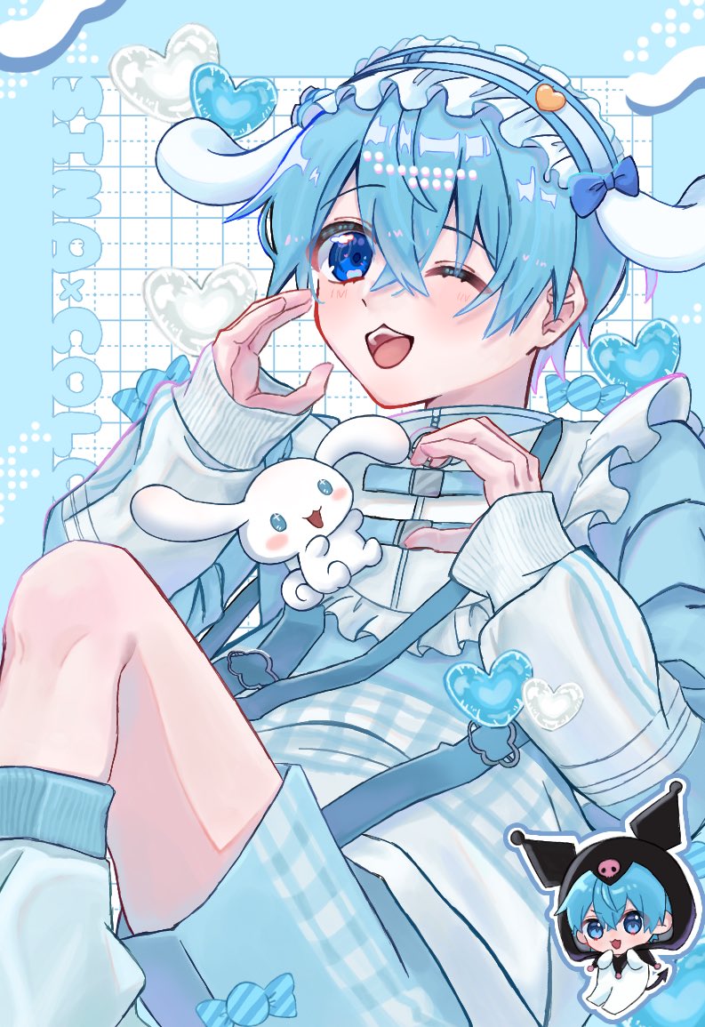 虹色めるへんはーもにー♪૮ .  ̫ . ა🩵

 #ころんくん  #ころんぎゃらりー