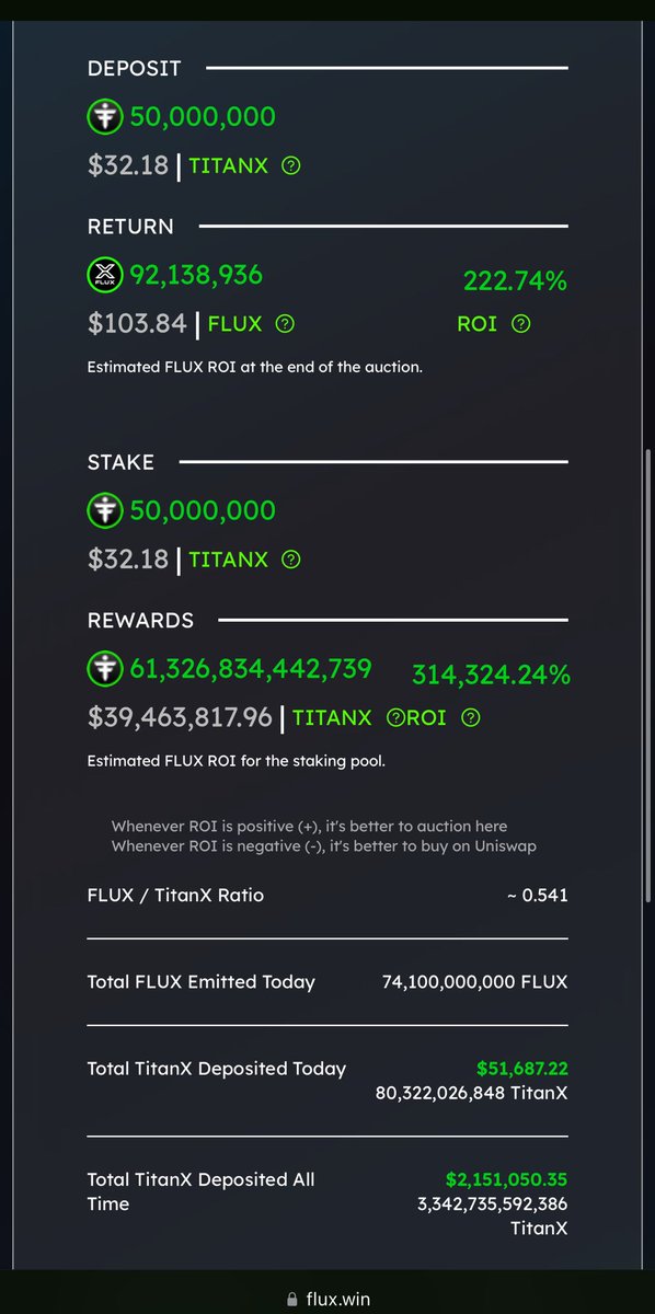 Irishcrypto4's tweet photo. Top of the GM 🍀 #Flux #TitanX #INFERNO and #Blaze 

Flux looking good today with the ROI opportunity…👀

Very excited about where the #Flux @InfernoBullWin flywheel is heading….

Some signposts…

🚨 @BADSPORTSLABS @ScottyBlaze369 and I are just getting started 🙏
🚨 #Flux extra BnBs coming 
🚨 G.O.A.T X now in Dev 👀
🚨 Hyper deflationary #TitanX and #INFERNO phase programmed in. 
🚨 Inferno extra BnBs coming 
🚨 Flux - 3.35 Trilly #TitanX IN
🚨 Flux has burned nearly 100 Billy Inferno

NFA but watch this space….
#BuildonTitanX #buildoninferno
