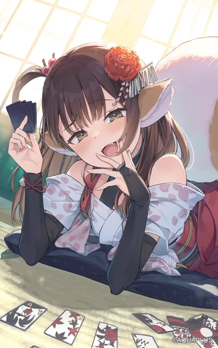 『うたわれるものロストフラグ』にて、サナチタの灯幻鏡「ざ～こ」を描かせていただきました!ぐぬぬ… #うたわれ #ロスフラ 
