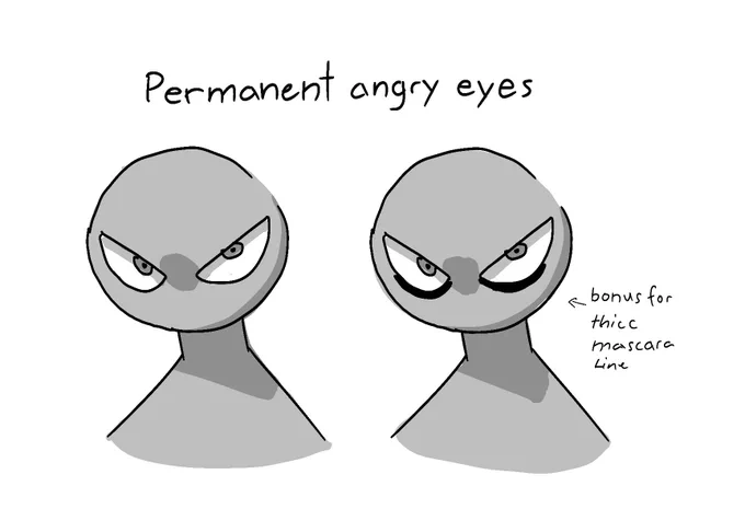 If I see a character with permanent angry eyes it is automatically peak character design in my book. >:) 