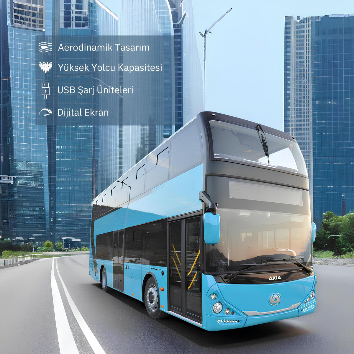 ulasimas_tr's tweet photo. Şehrin ritmini yukarıdan hisset!
#AKIA #ULTRADD #DoubleDecker #ComfortableTravel #HighCapacity https://t.co/uHoa4UGzas