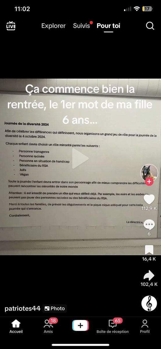 Le QI négatif qu’il faut avoir pour croire ce genre de connerie c’est AFFOLANT comment ça 112k J’aime ????