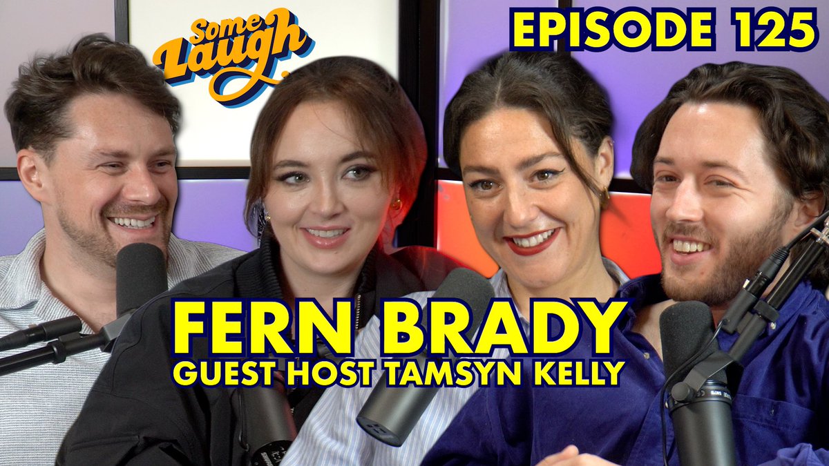Some Laugh (@somelaughpod) on Twitter photo 📣 EPISODE 125 OUT NOW
🎙️<a href="/MarcJennings90/">Marc Jennings</a> <a href="/StuartMcP/">Stuart McPherson</a> <a href="/TamsynKelly/">Tamsyn Kelly</a> are joined by returning guest Fern Brady! 📣 EPISODE 125 OUT NOW
🎙️<a href="/MarcJennings90/">Marc Jennings</a> <a href="/StuartMcP/">Stuart McPherson</a> <a href="/TamsynKelly/">Tamsyn Kelly</a> are joined by returning guest Fern Brady!