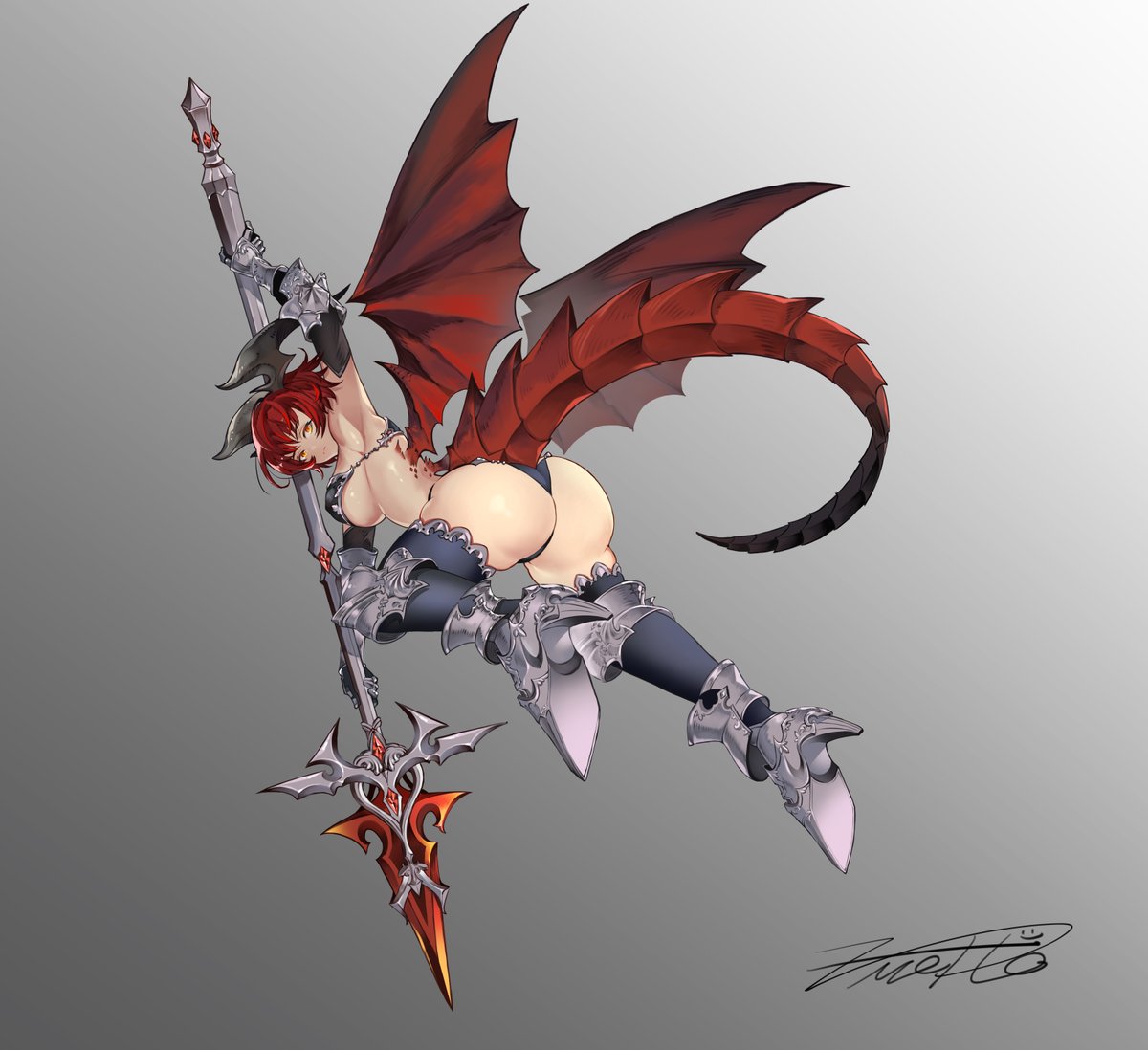 「ドラゴンガール 」|ジゼロ(zizero)のイラスト