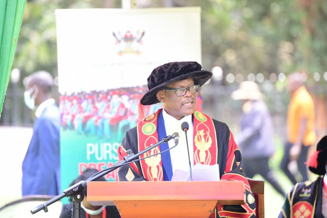 .<a href="/ProfNawangwe/">Barnabas Nawangwe</a>:  "Your Excellency, and Maama Janet Museveni, the 20th of September was probably the saddest day in the history of Makerere University. In the early morning of that fateful day, our iconic main administration building was gutted by fire. When I arrived at the scene
