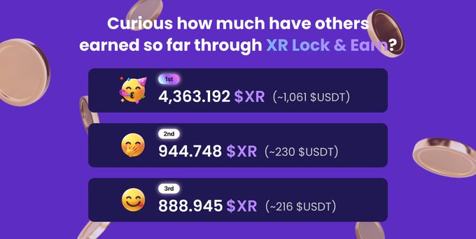XR Lock & Earn: Top 10 Participants' Earnings Revealed