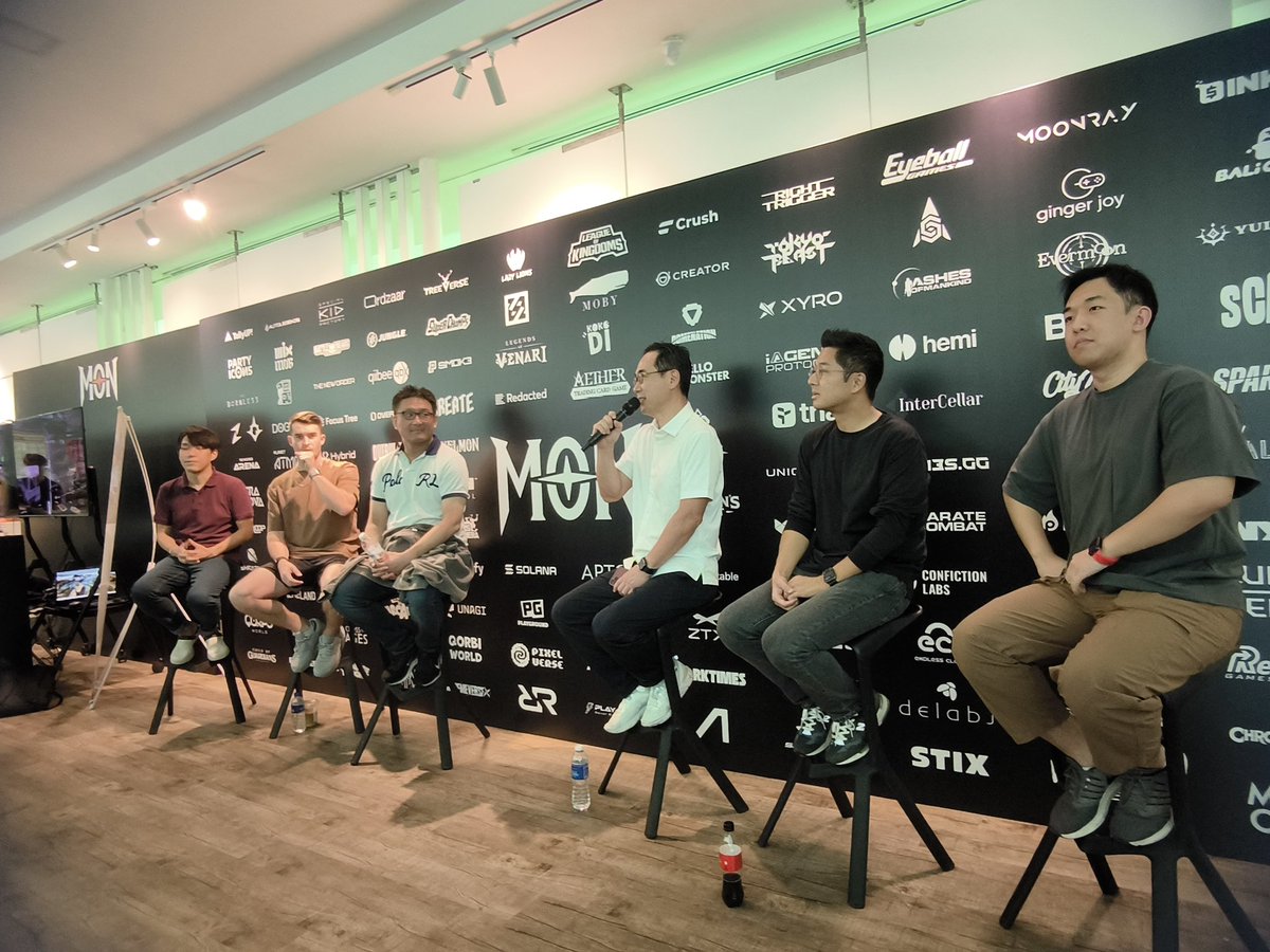 monprotocol's tweet image. MON Protocol, in collaboration with Delabs Games, hosted the 'Korean Web3 Gaming Going Global' event at the MON Hub during Token2049 in Singapore.

The event featured notable speakers such as 

James Joonmo Kwon (@prajna2024) from @delabsOfficial, 
Kyunghwan Min (@phpstar) of